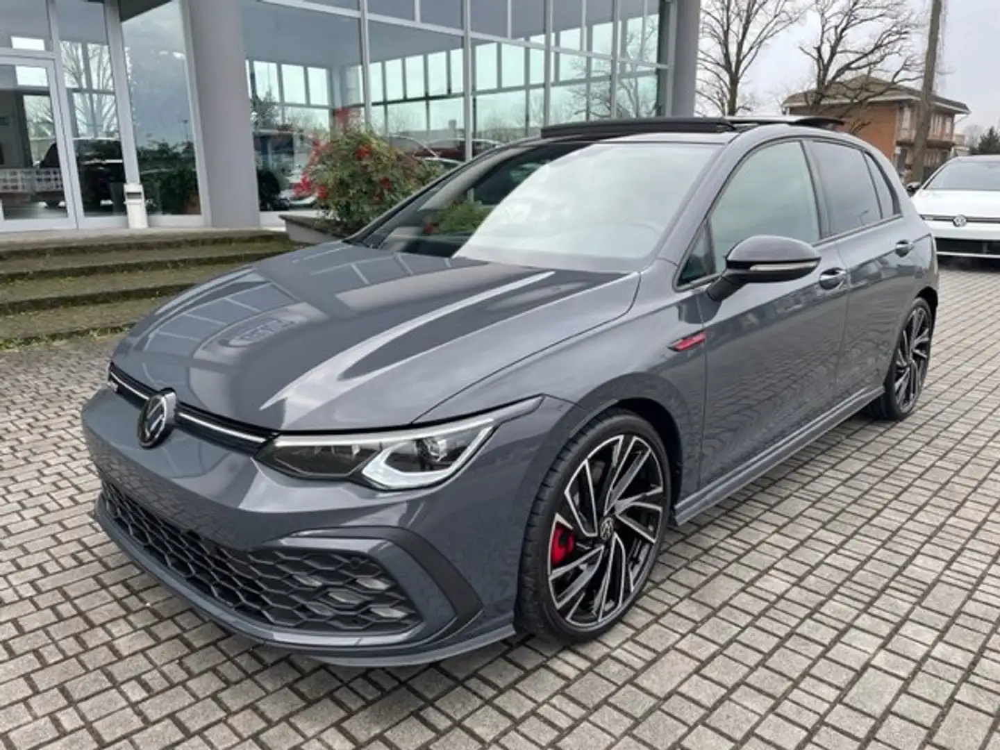 Volkswagen Golf GTI 2.0 TSI 245 CV DSG 19/MATRIX/TETTO/BLACK STYLE Grigio - 2