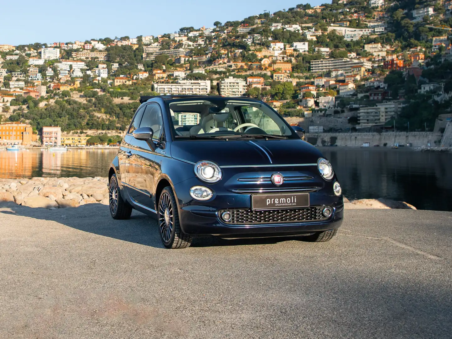 Fiat 500C Riva 1.2 Dualogic/Navi/Paddles/ClimaAuto Azul - 2