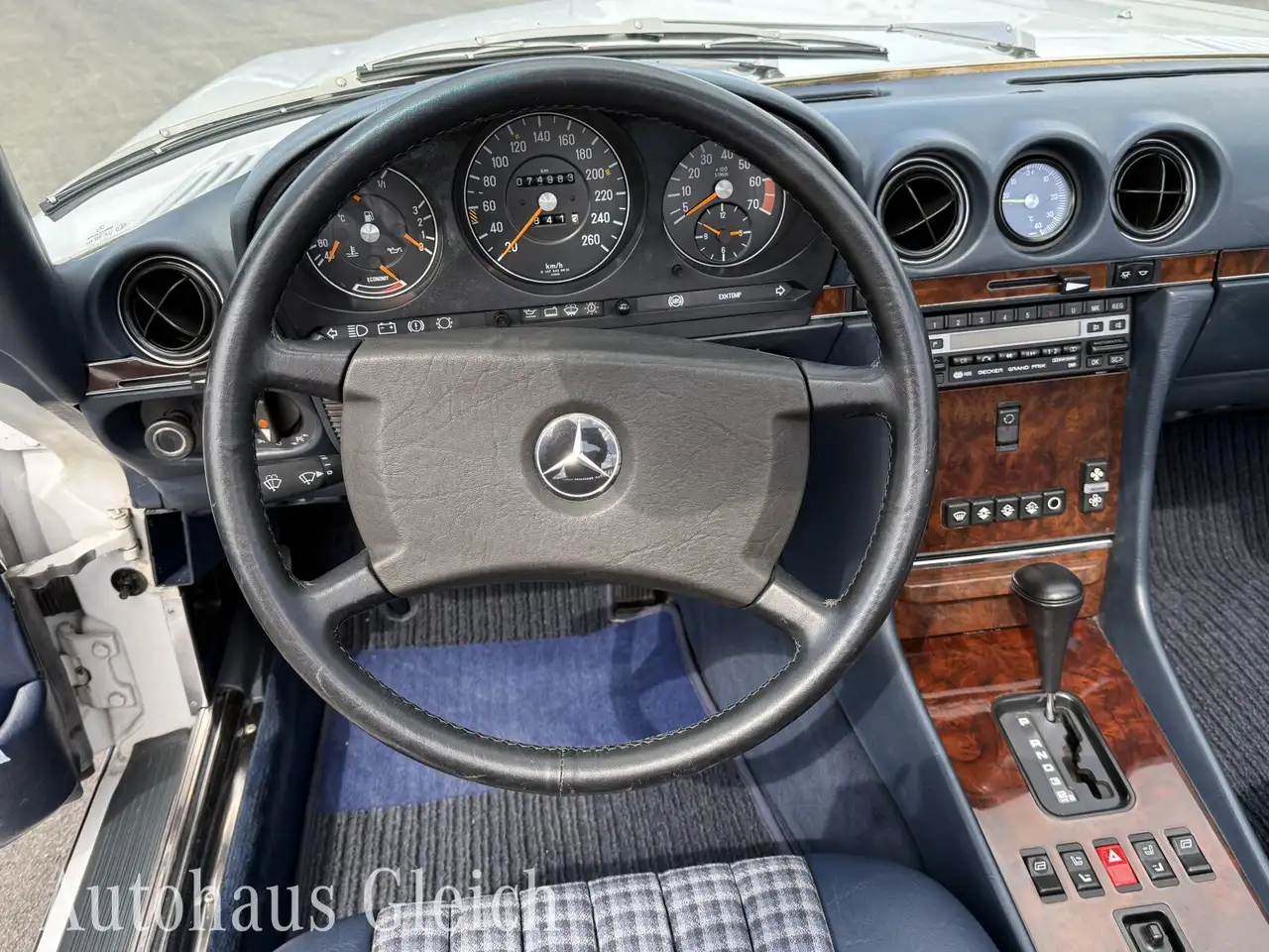 Mercedes-Benz 560 SL Klima/Sitzhzg./Radio MB - Exquisit - Radio MB - Exquisit - Japan/Verdeckstoff dunkelblau, foto 10