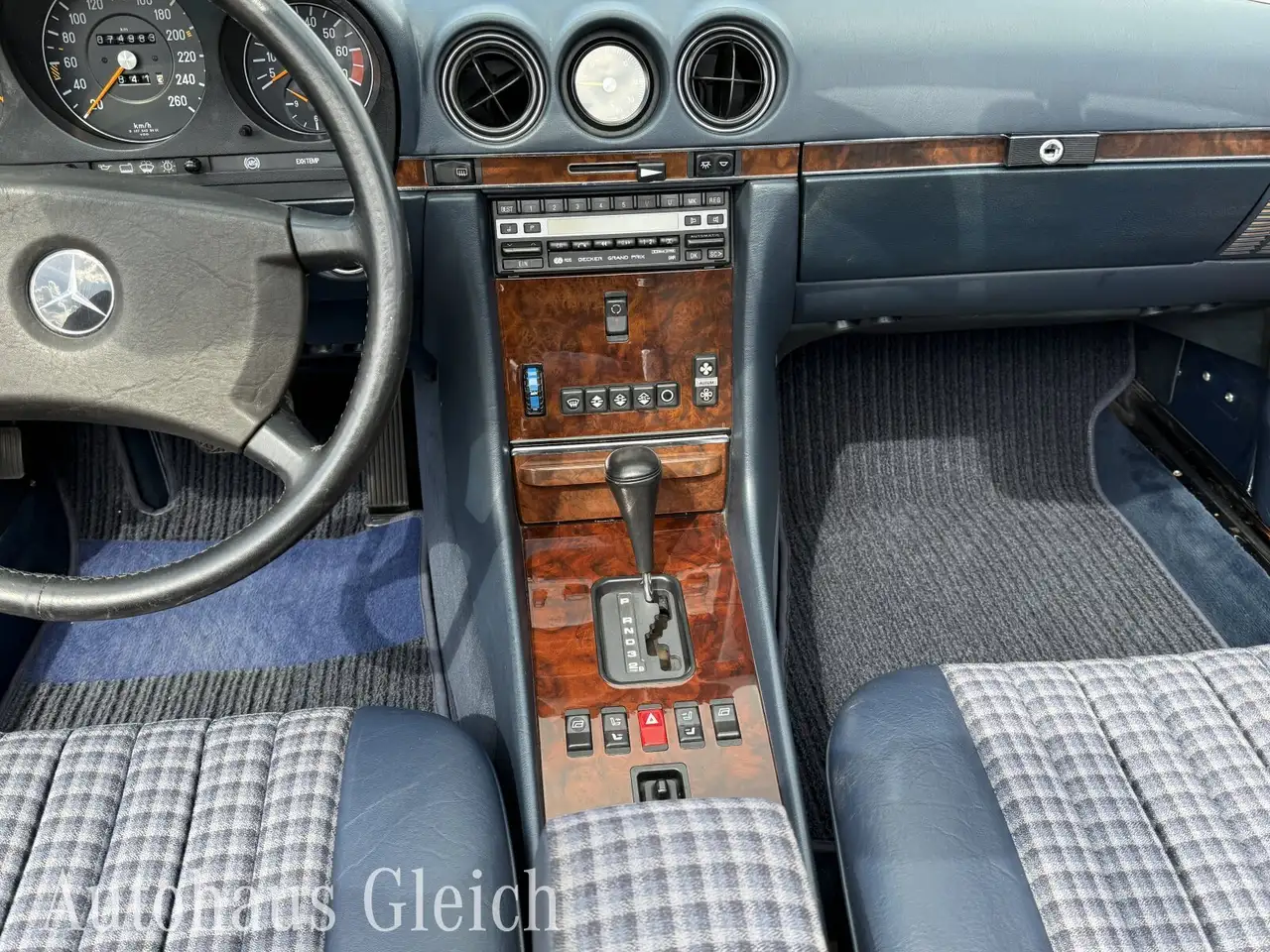 Mercedes-Benz 560 SL Klima/Sitzhzg./Radio MB - Exquisit - Radio MB - Exquisit - Japan/Verdeckstoff dunkelblau, foto 11