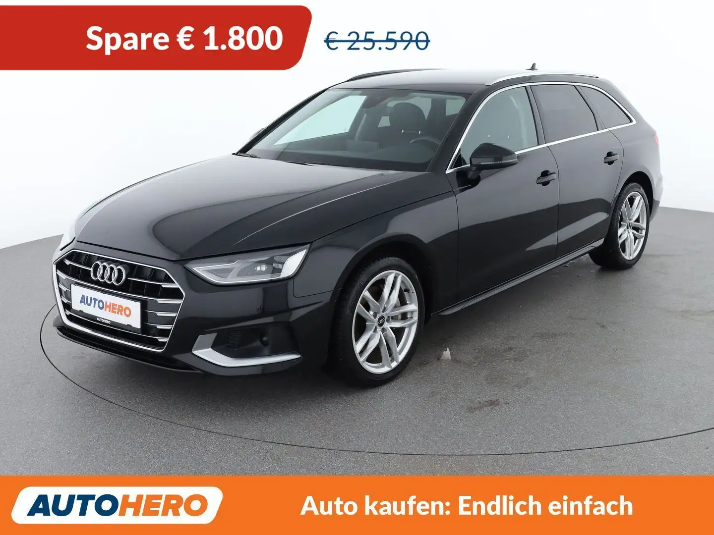 Audi A4 40 TDI advanced Schwarz - 1
