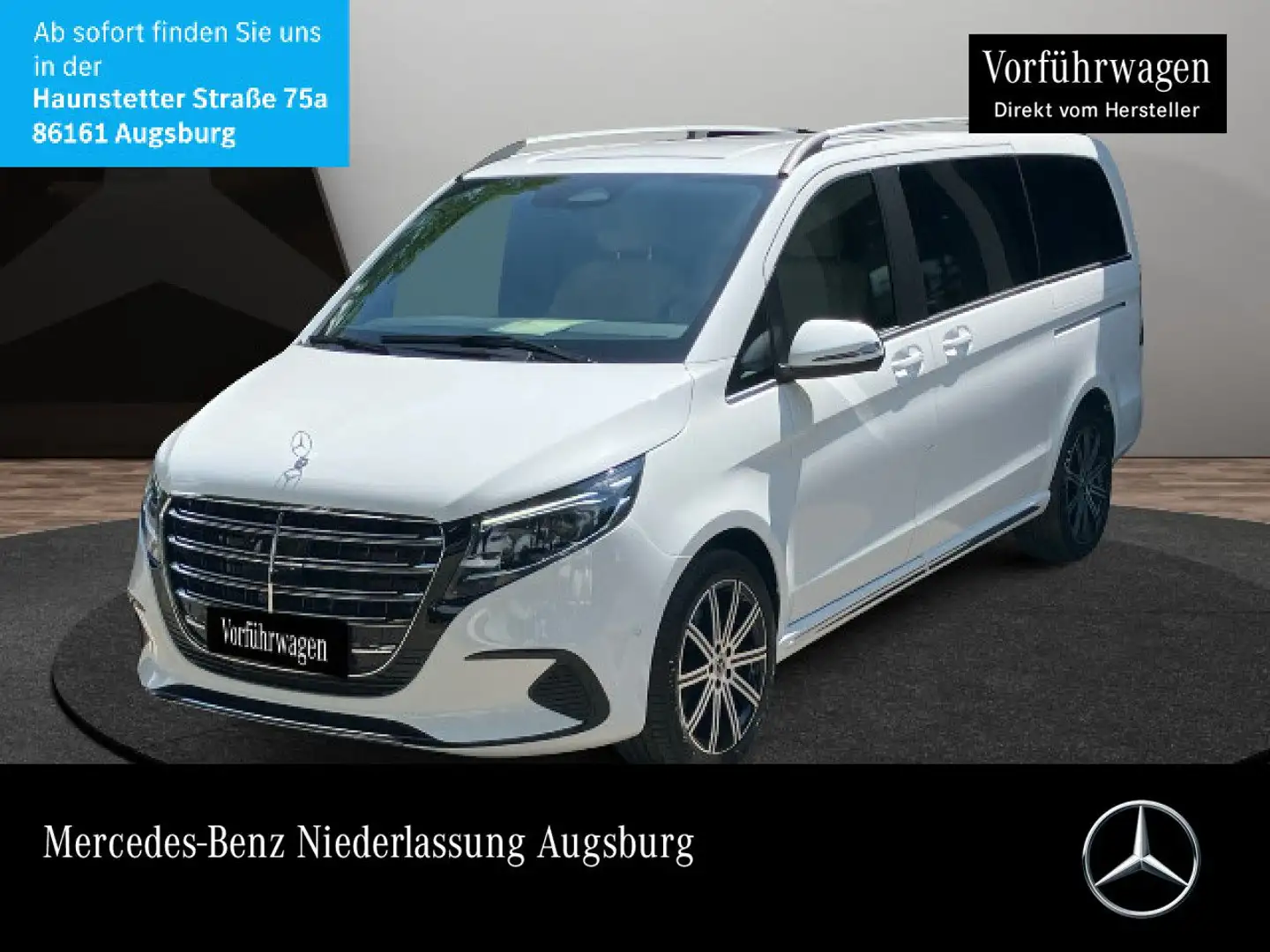 Mercedes-Benz V 300 d 4M EXCLUSIVE+Allrad+9G+AHK+StandHZ+Navi Weiß - 1