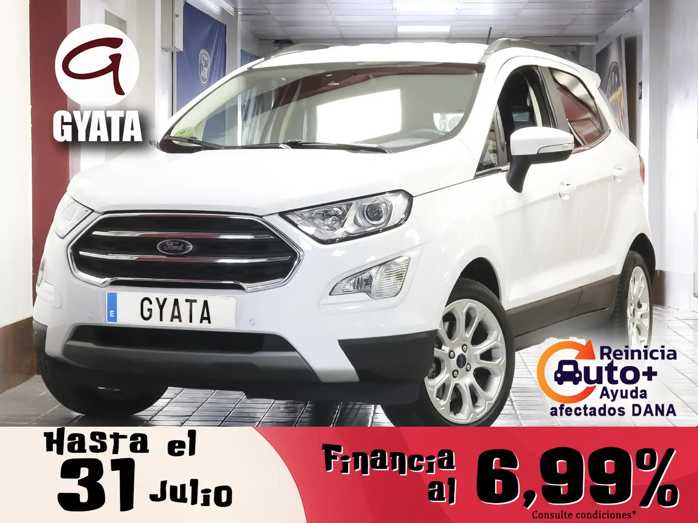 Ford EcoSport 1.0 EcoBoost Titanium 125 Blanco - 1