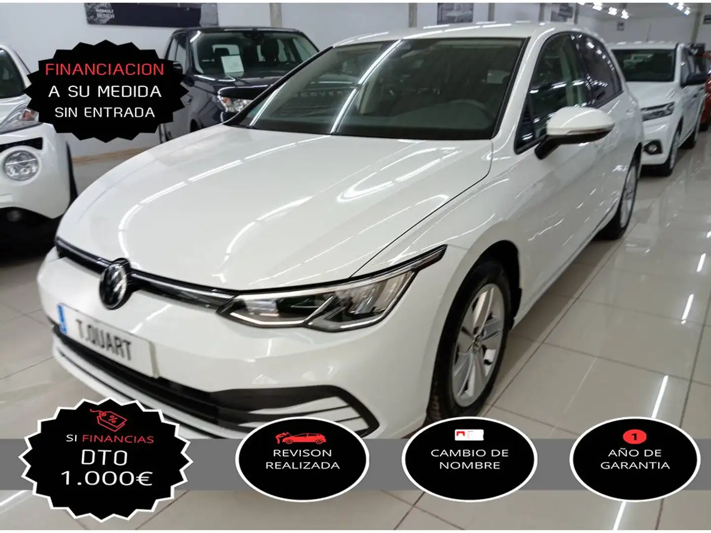 Volkswagen Golf 1.0 TSI 81kW Blanc - 1