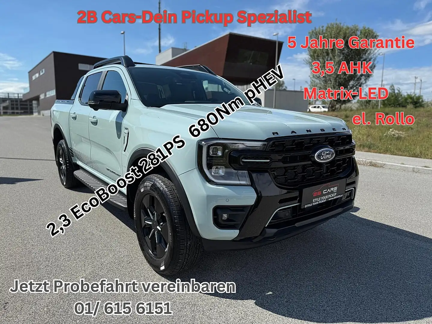Ford Ranger Ranger DK STORMTRAK e-4WD 2.3 EcoBoost Aut. 3,5... Weiß - 1
