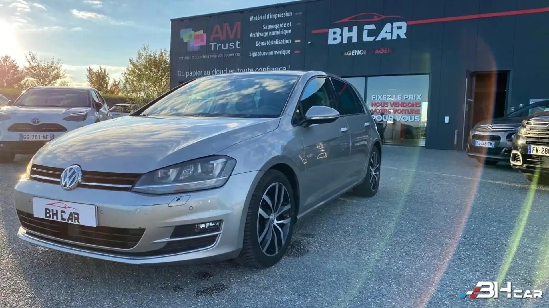 Volkswagen Golf 1.4 TSI 140 BLUEMOTION ACT CARAT Gris - 1