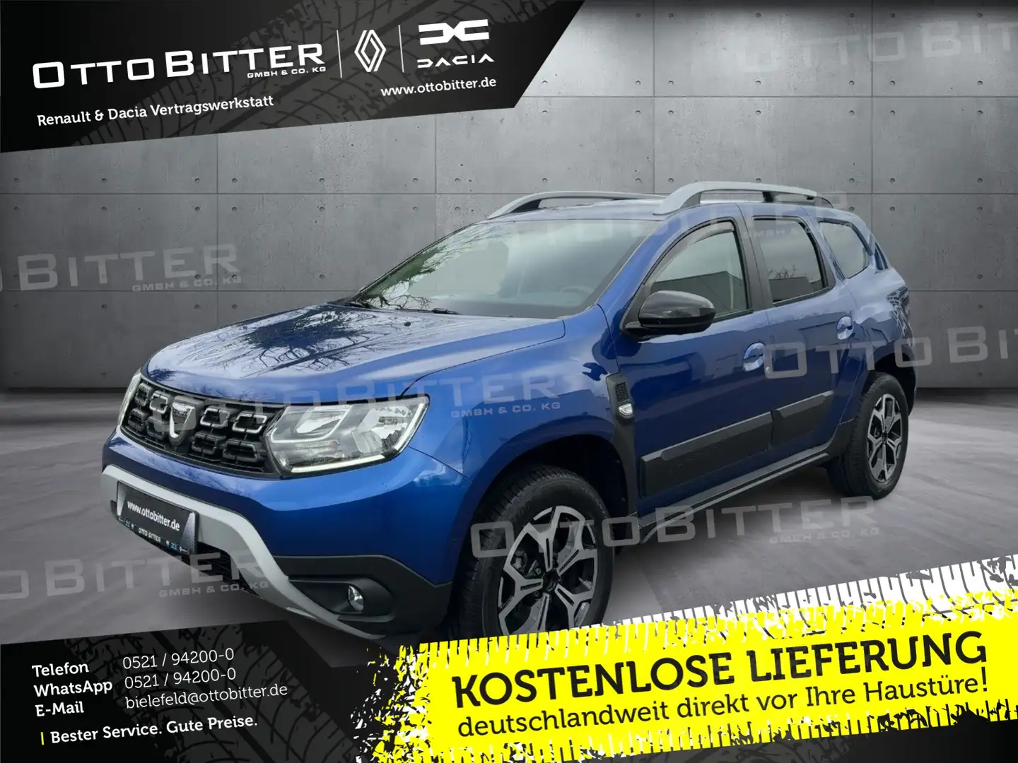 Dacia Duster TCe100LPG Celebration AUTOGAS WINTERR/AHK Mavi - 1