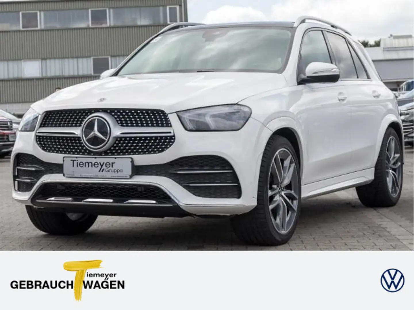 Mercedes-Benz GLE 450 4Matic AMG LINE LEDER AHK PANO LM22 Weiß - 1