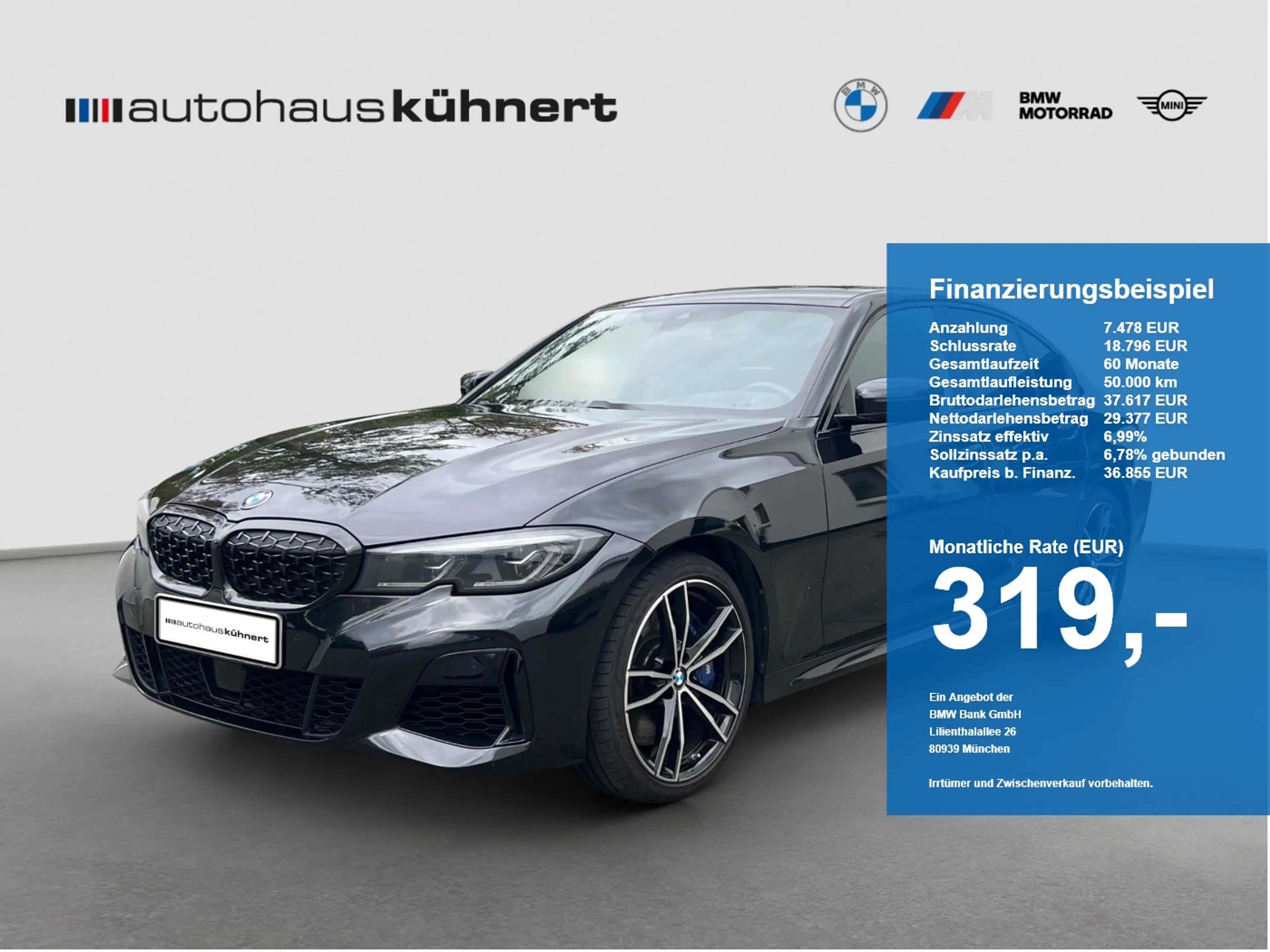 BMW M3 xDrive Limousine ACC Laser SD M-Technik