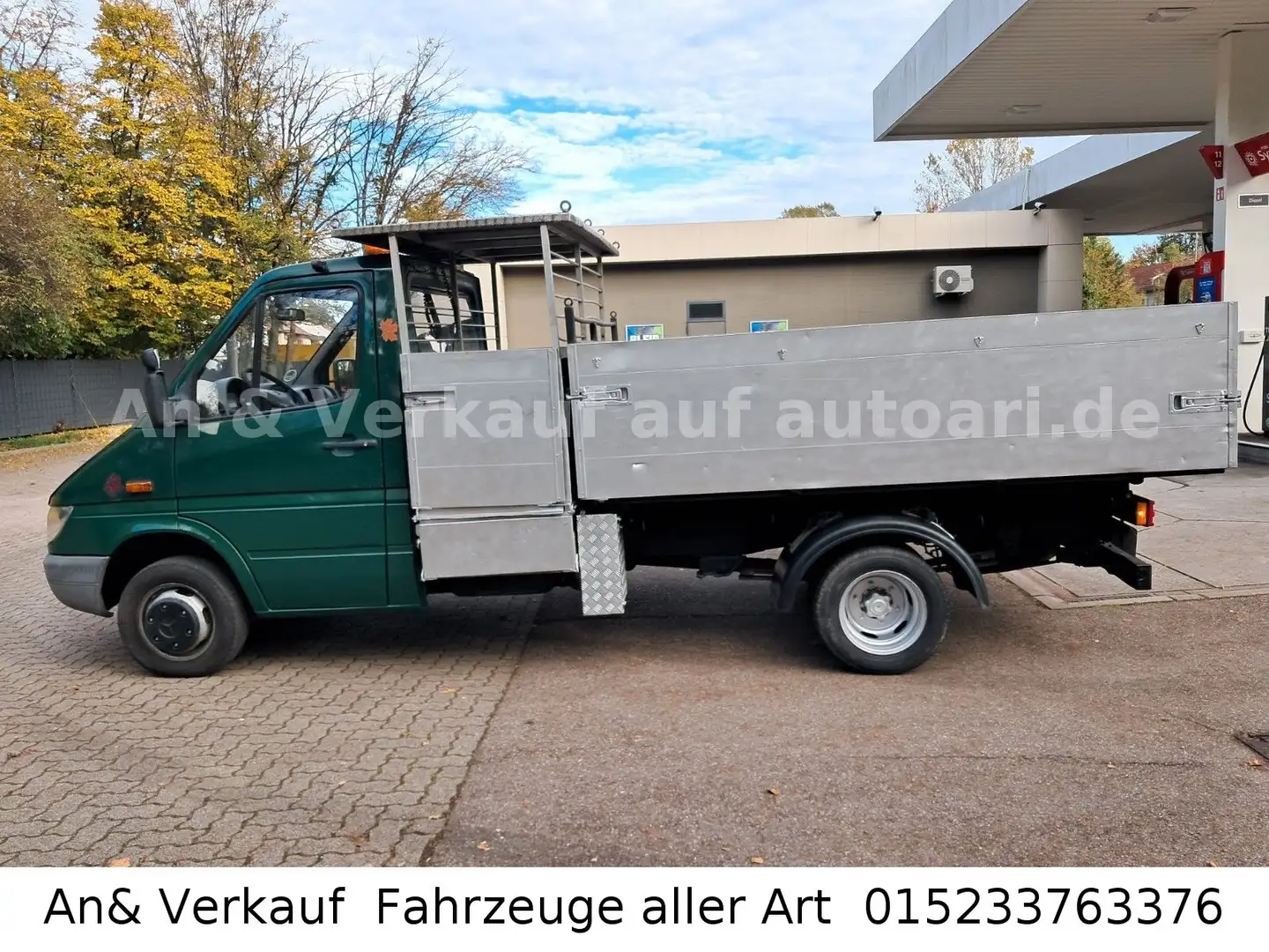 Mercedes-Benz Sprinter Pritsche 416 CDI 3,5t dreiseitenkiper Grün - 1