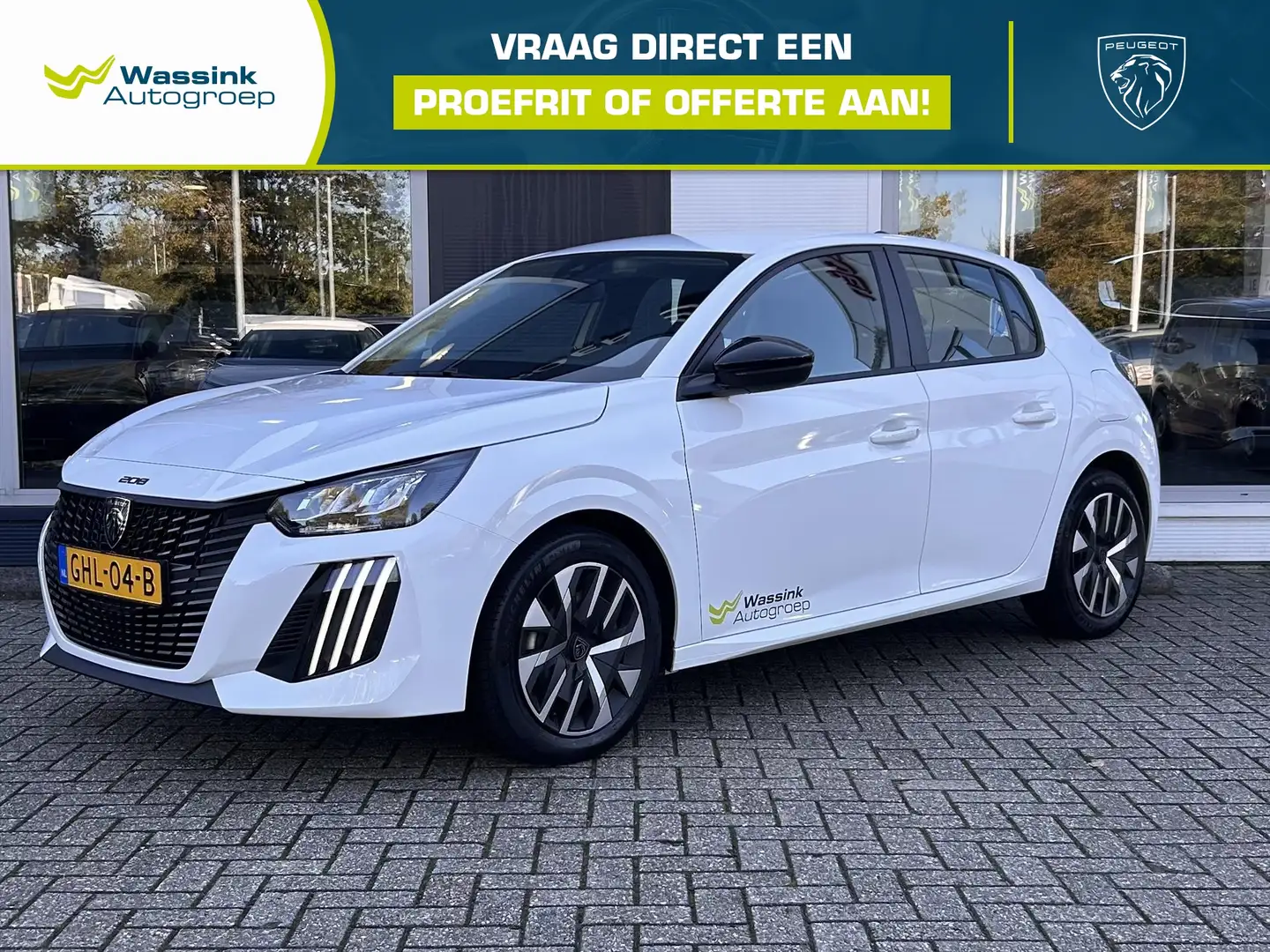 Peugeot 208 1.2 PureTech 75pk Active | Navigatie | Apple carpl Wit - 1