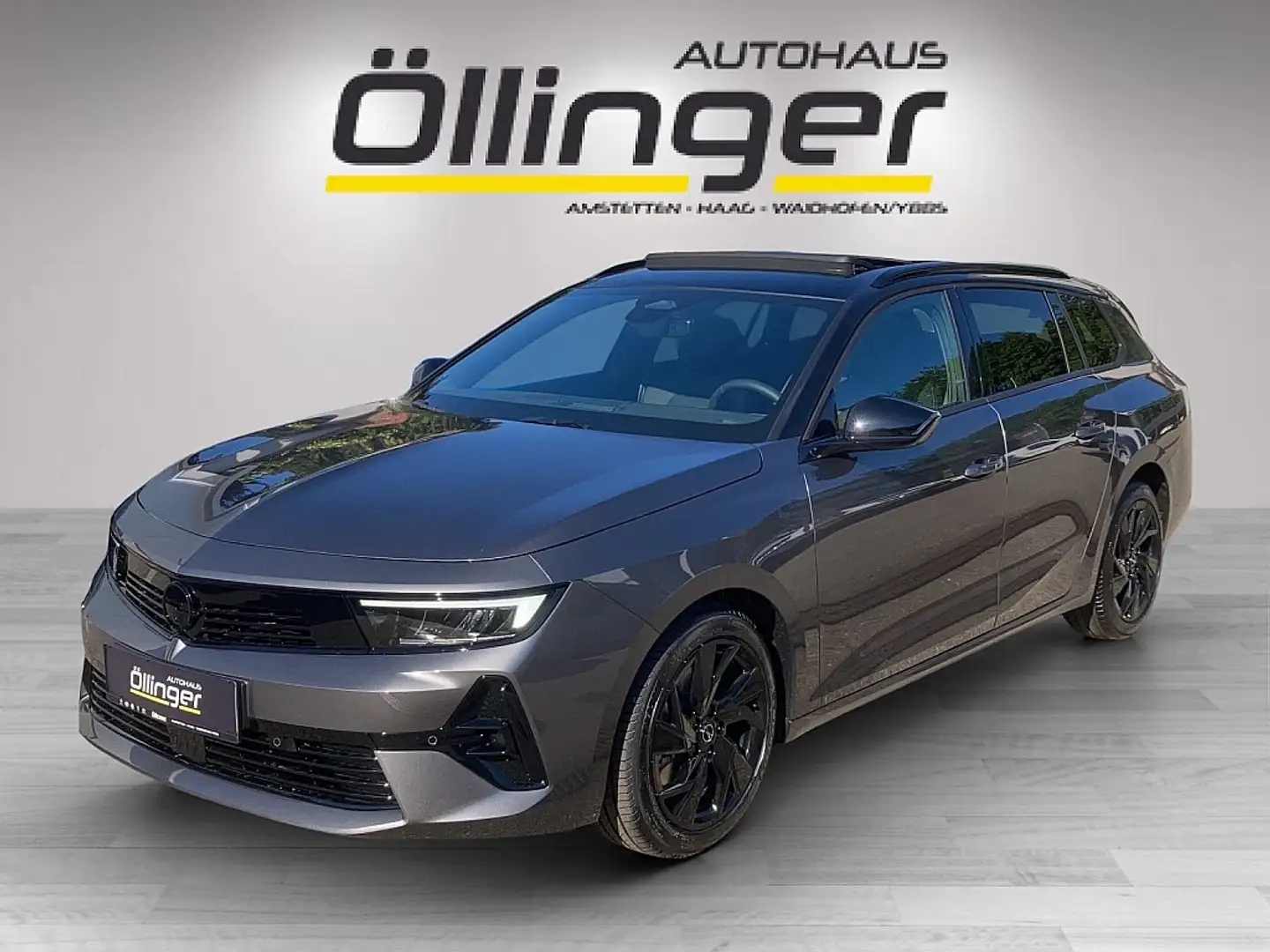 Opel Astra ST 1,2 Turbo GS Aut. + Komfortpaket GS + Extras! Grijs - 1