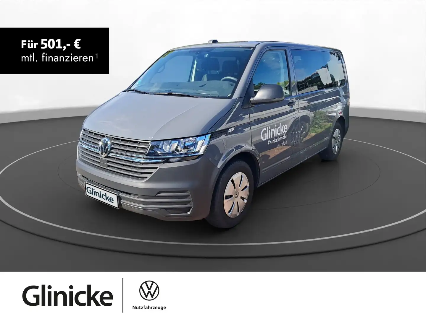 Volkswagen T6.1 Kombi 9-Sitzer, Klima, Parkpilot hinten, Gu Grau - 1