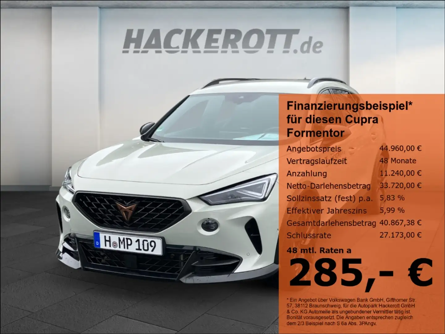 CUPRA Formentor VZ5 4Drive 2.5 TSI BeatsAudio Grau - 1