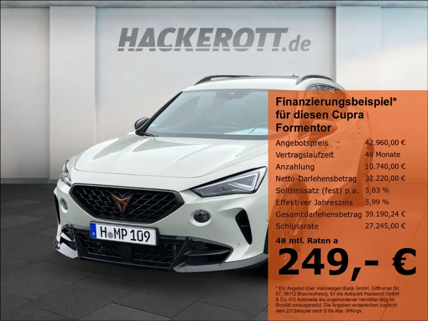 CUPRA Formentor VZ5 4Drive 2.5 TSI BeatsAudio Grau - 1