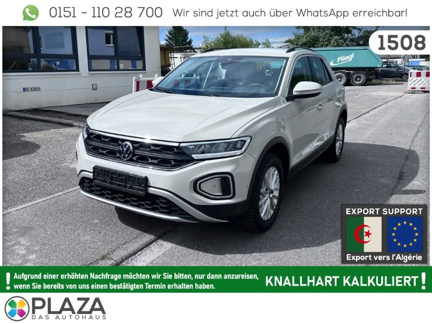 Volkswagen T-Roc 1.5TSI DSG Life DC AHK LED NAVI PDC SHZ Gris - 1