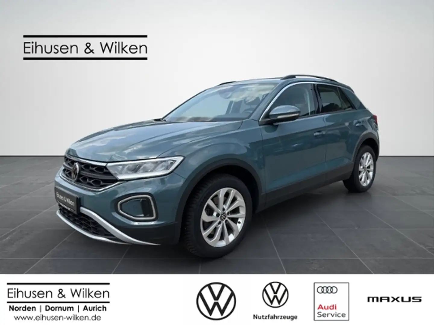 Volkswagen T-Roc 2.0+TDI+DSG+LIFE+KAMERA+AHK+NAVI+ Bleu - 1