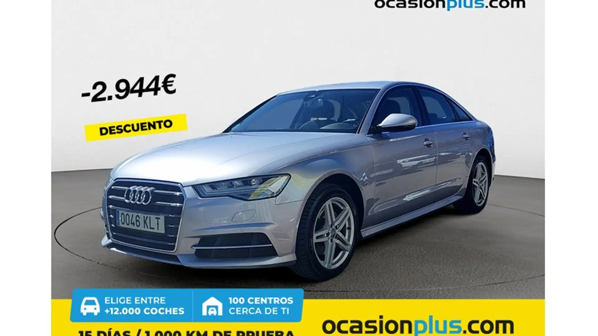 Audi A6 2.0TDI S line edition S-T 140kW Plateado - 1