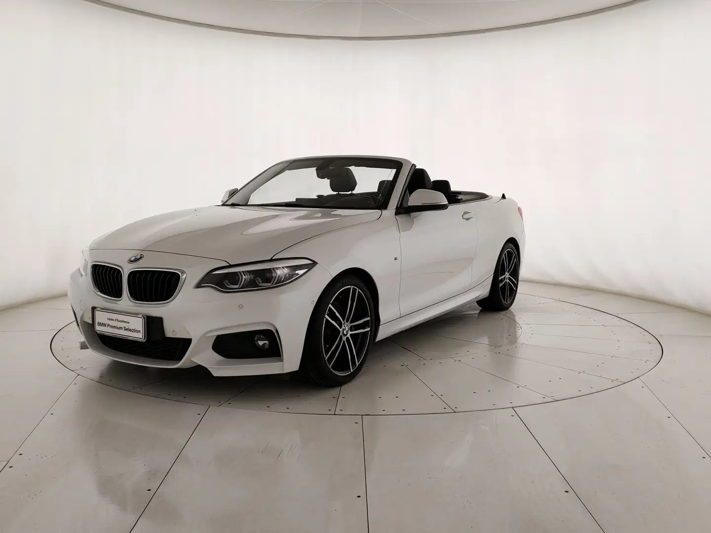 BMW 225 225d cabrio Msport auto my18 Weiß - 1
