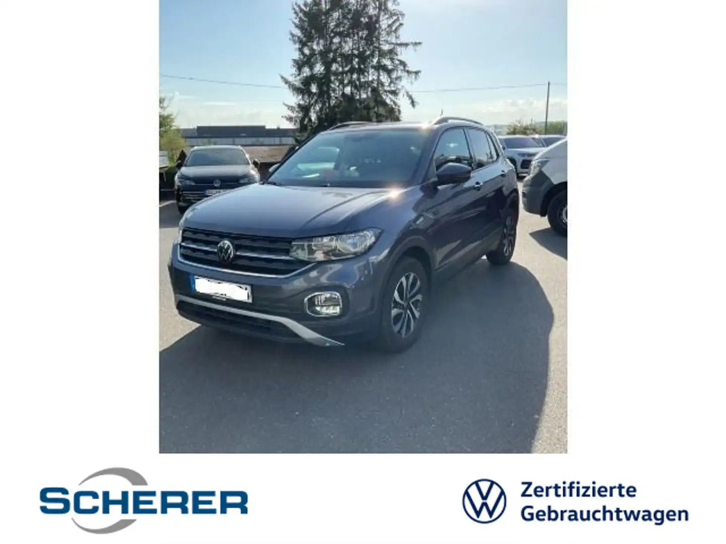 Volkswagen T-Cross 1.0 TSI Active 5J Garantie ACC CARPLAY N Grau - 1