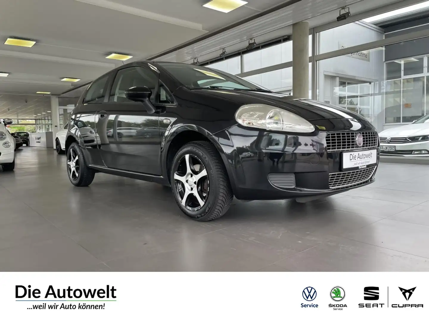 Fiat Grande Punto 1.2 8V Dynamic KLIMA ZV HU 03/27 Klima Schwarz - 1