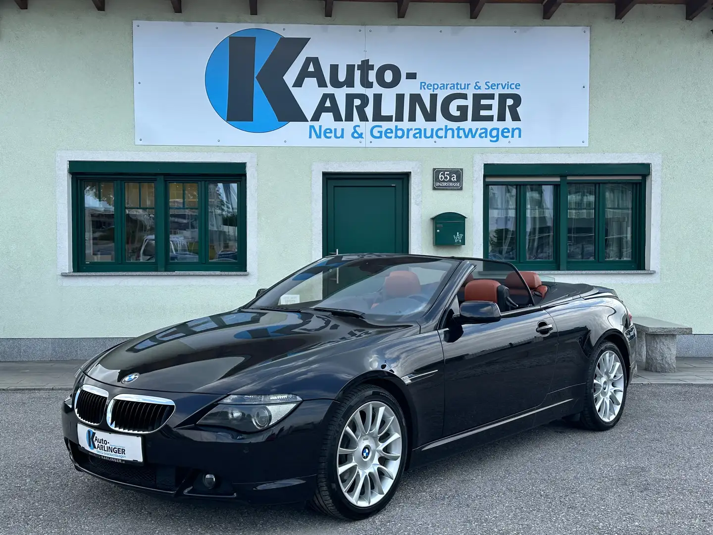 BMW 630 i Cabrio Österreich Paket Aut. Schwarz - 1