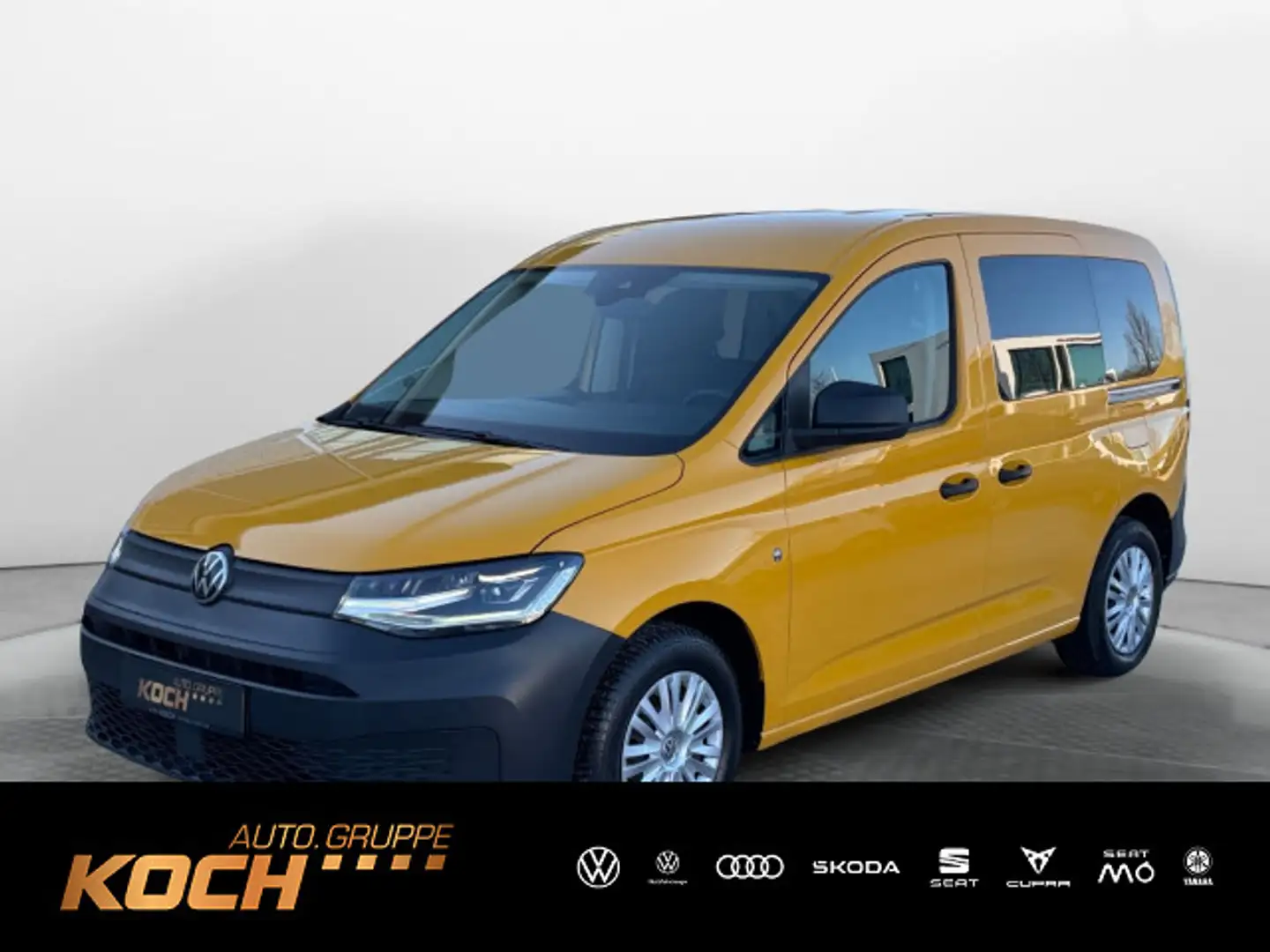 Volkswagen Caddy 2.0 TDI LED Navi AHK Gelb - 1