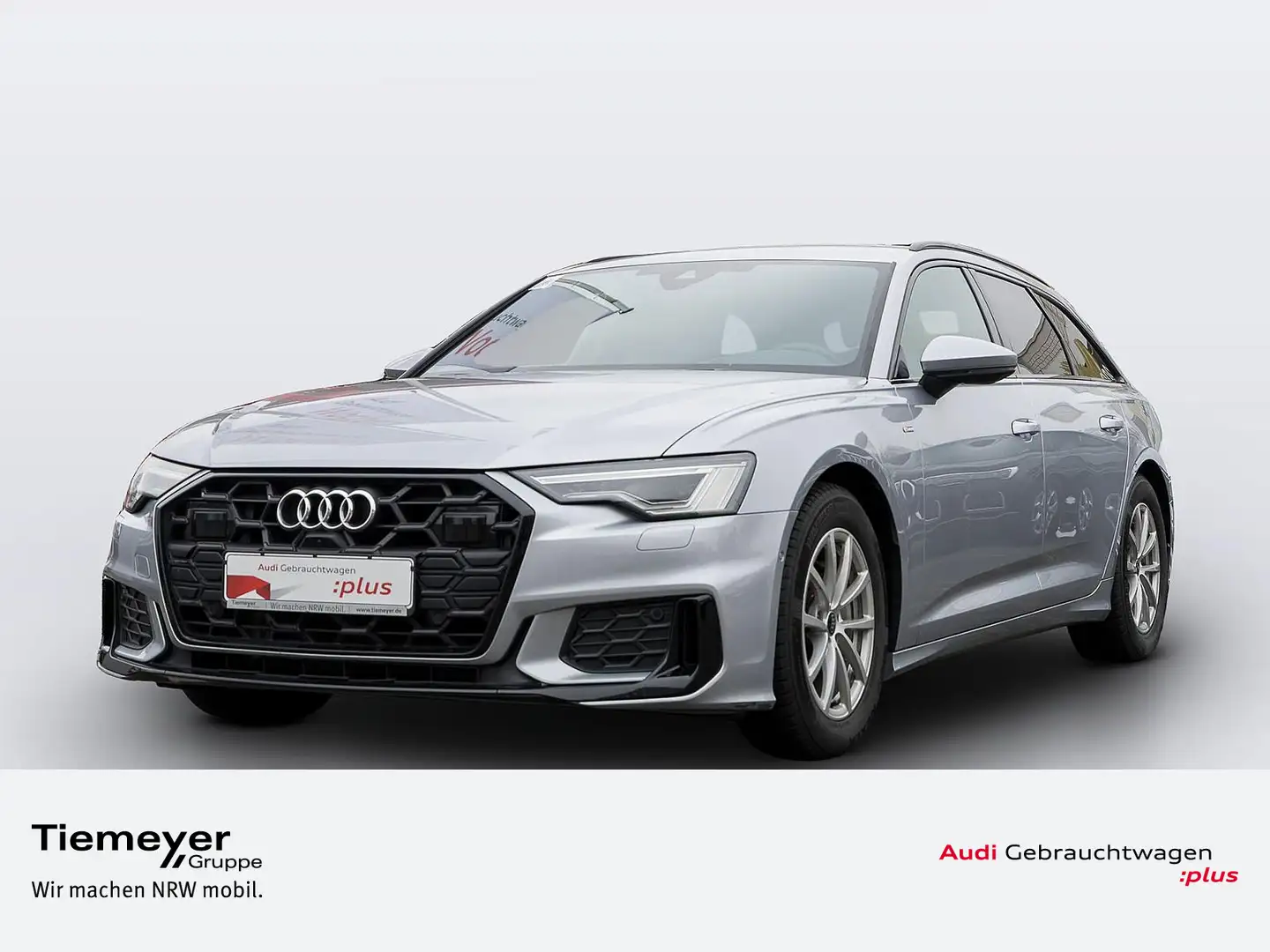 Audi A6 40 TDI S LINE LEDER HuD MATRIX MEMORY Silber - 1