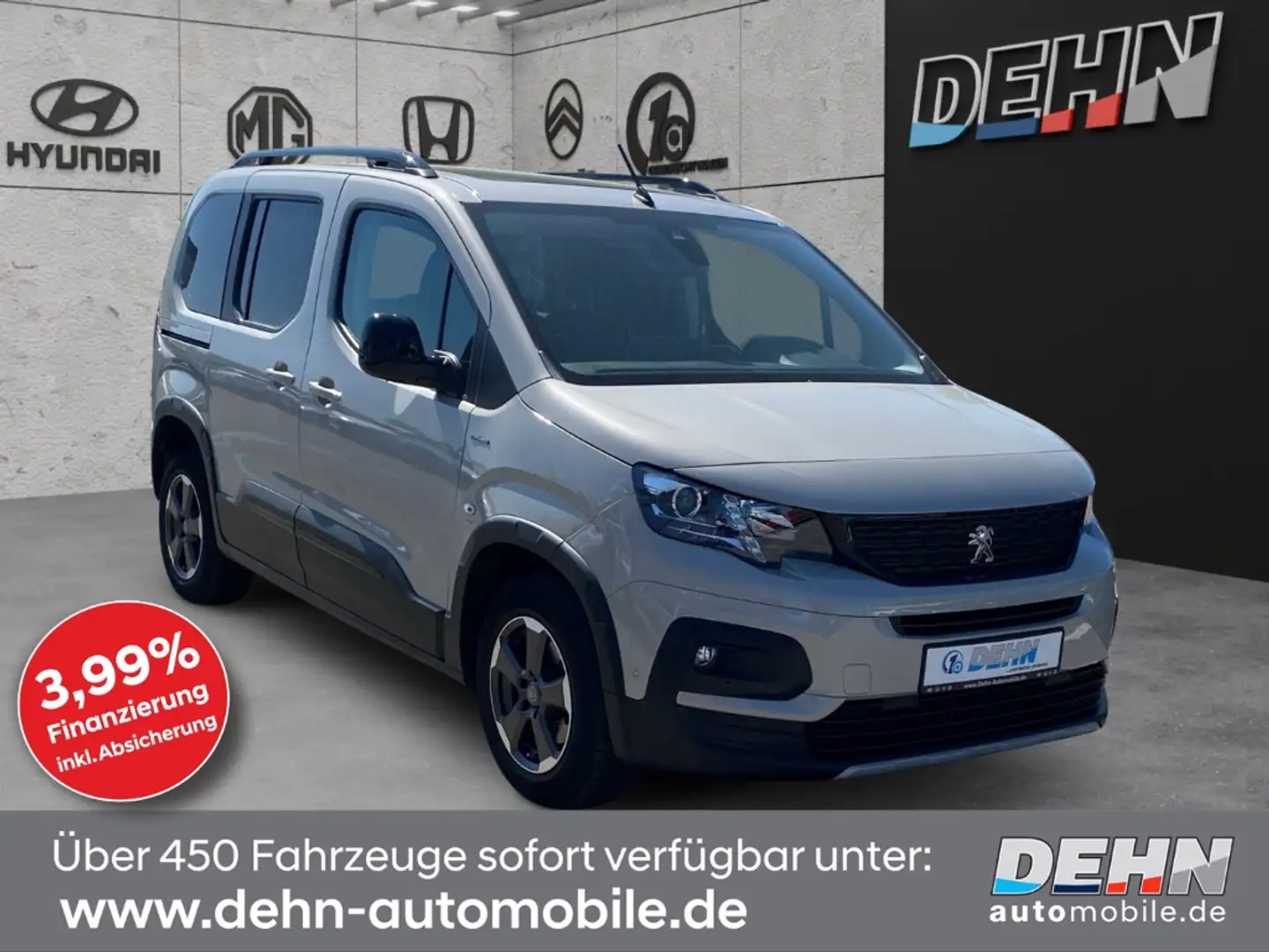 Peugeot Rifter 1.2 PT AT Allure GT-Line ACC 180Cam SHZ Pano Grau - 1