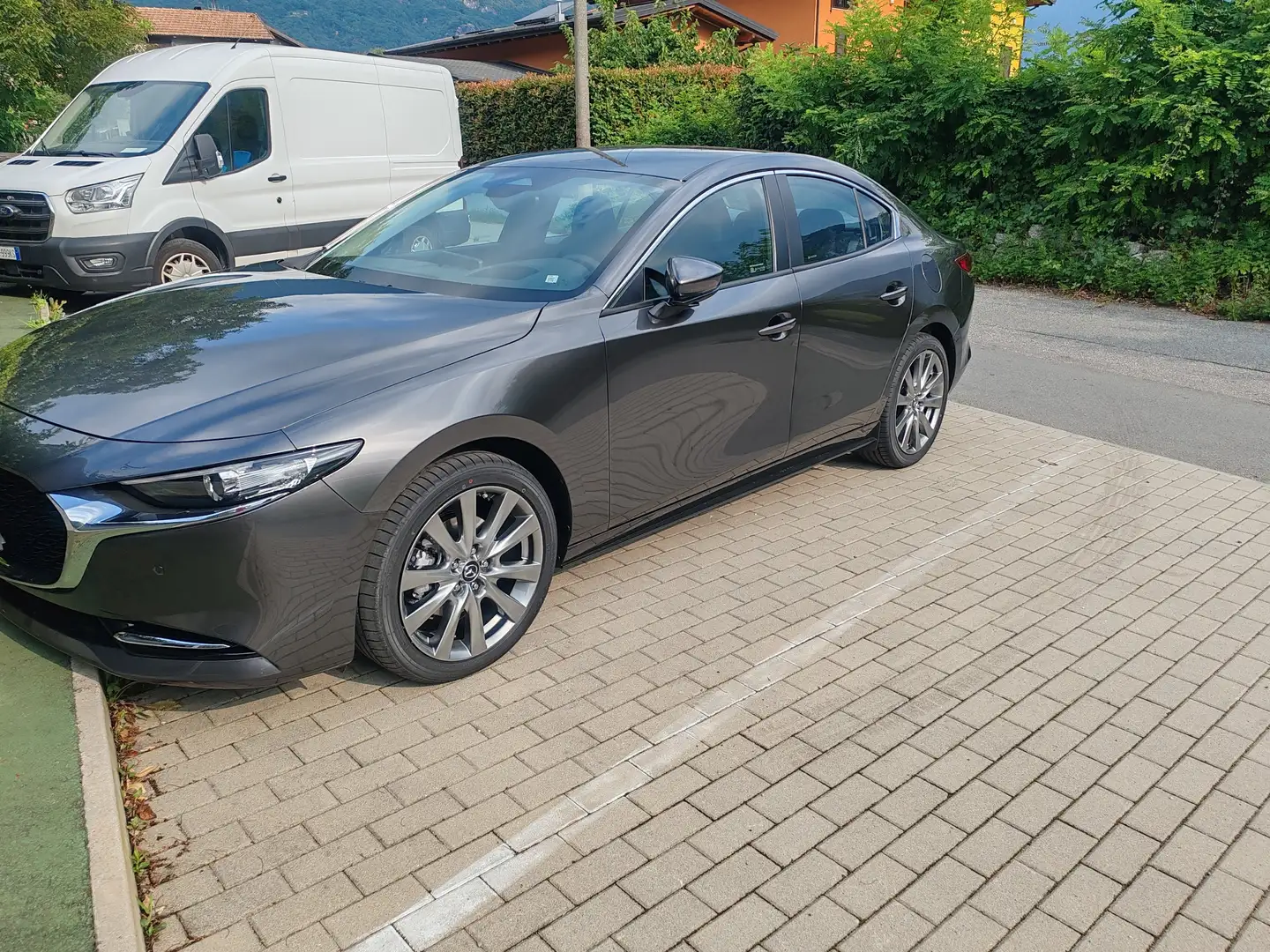 Mazda 3 3 IV 4 porte 4p 2.0 m-hybrid Exclusive Line DrivAs Grigio - 1