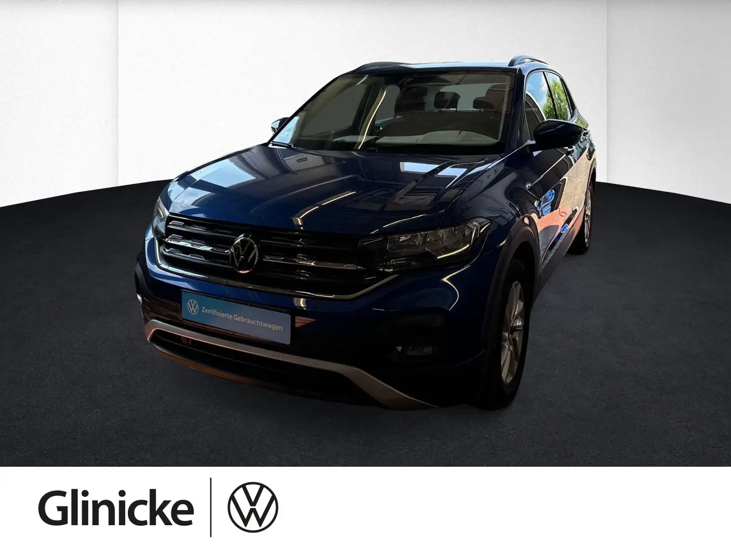 Volkswagen T-Cross 1.0 TSI Life Carplay+LM+Sitzh.+Clima+DAB Bleu - 1