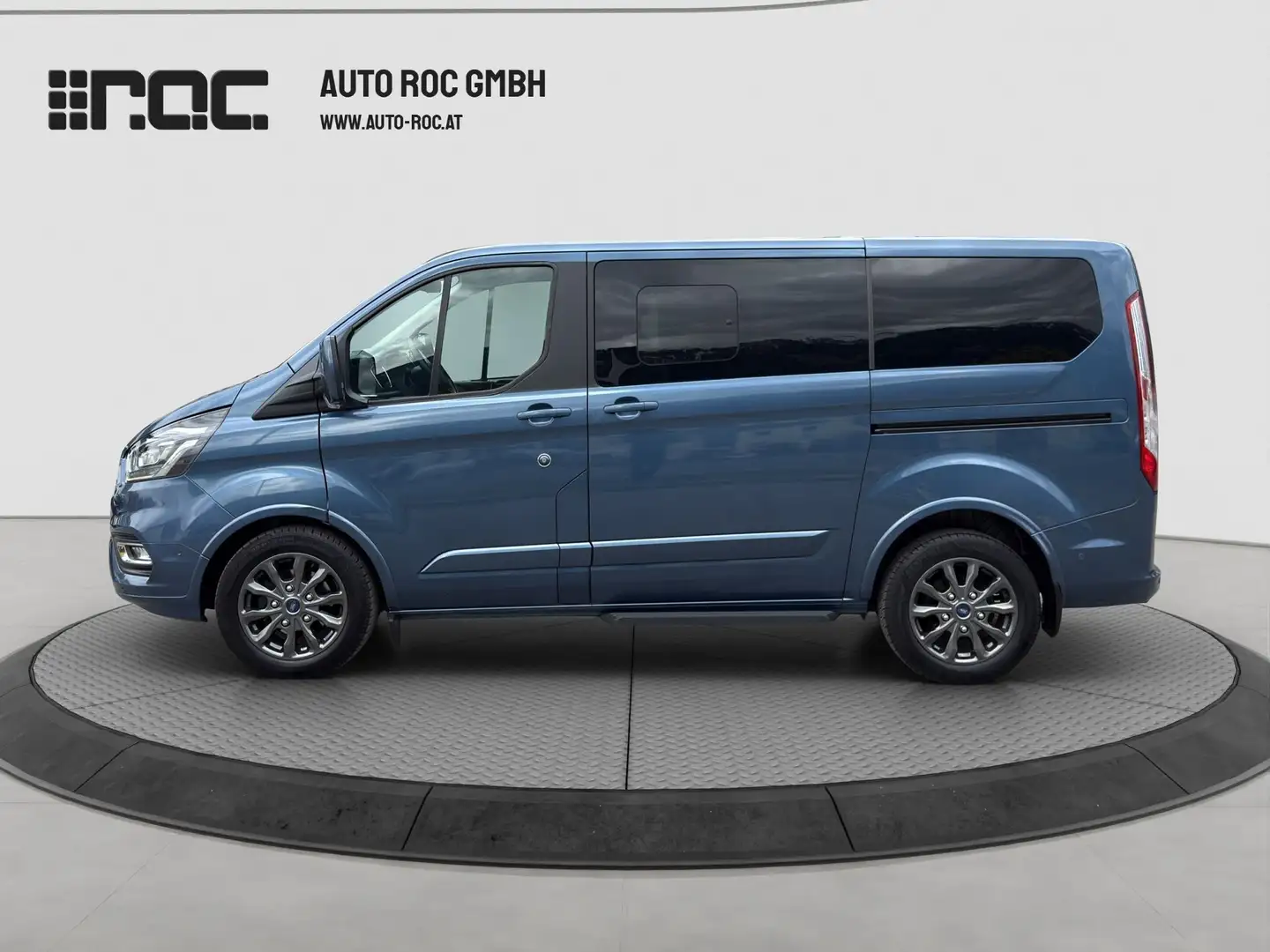 Ford Tourneo Custom 2.0 TDCi 320 L1 Titanium X Aut. AHK/Zusatzheizung Blau - 2