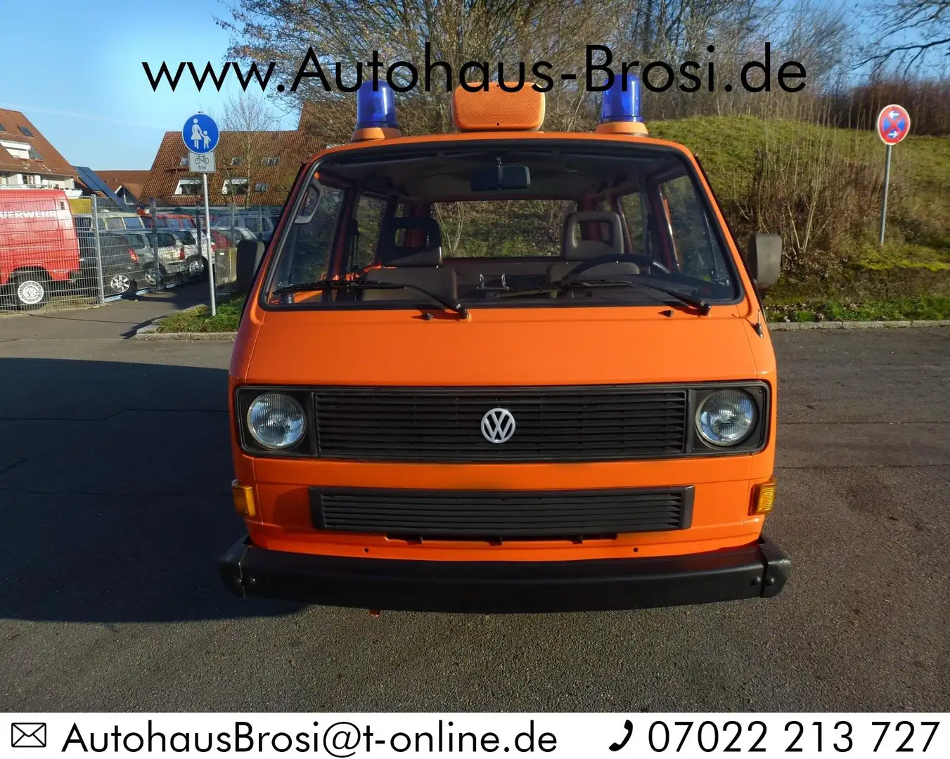 Volkswagen T3 Kombi T3 Kombi Diesel * Oldtimer * nur 56 tkm * 1.Hand * Orange - 1