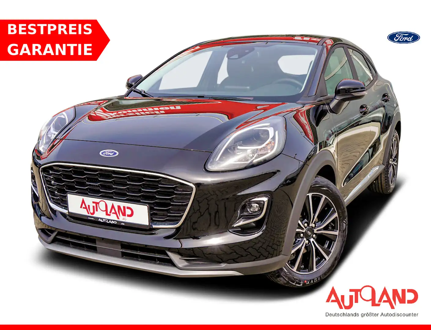 Ford Puma 1.0 EB LED Navi AAC SHZ PDC Schwarz - 1