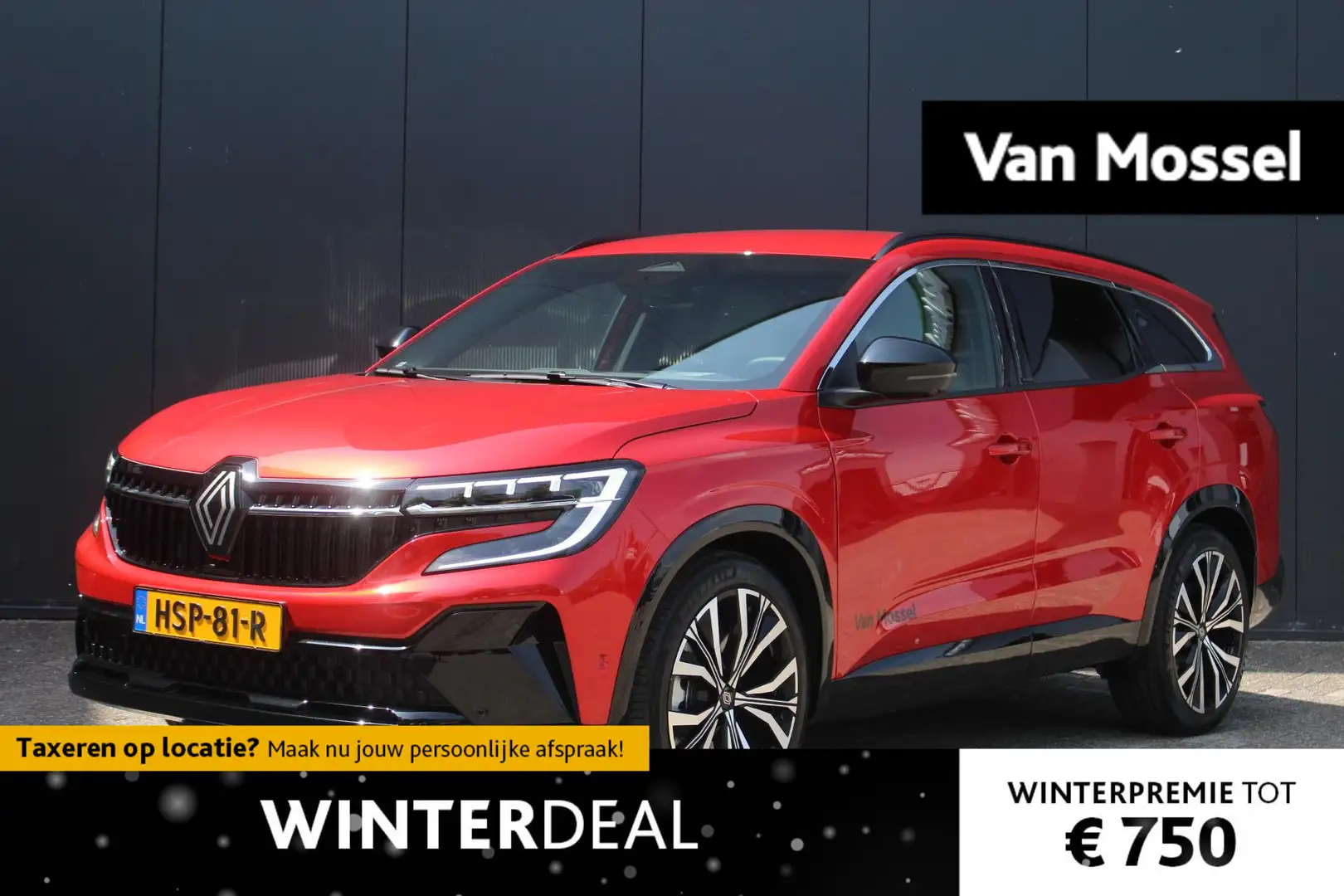 Renault Espace E-Tech full hybrid 200Pk iconic 7p. | Google Navig Rouge - 1