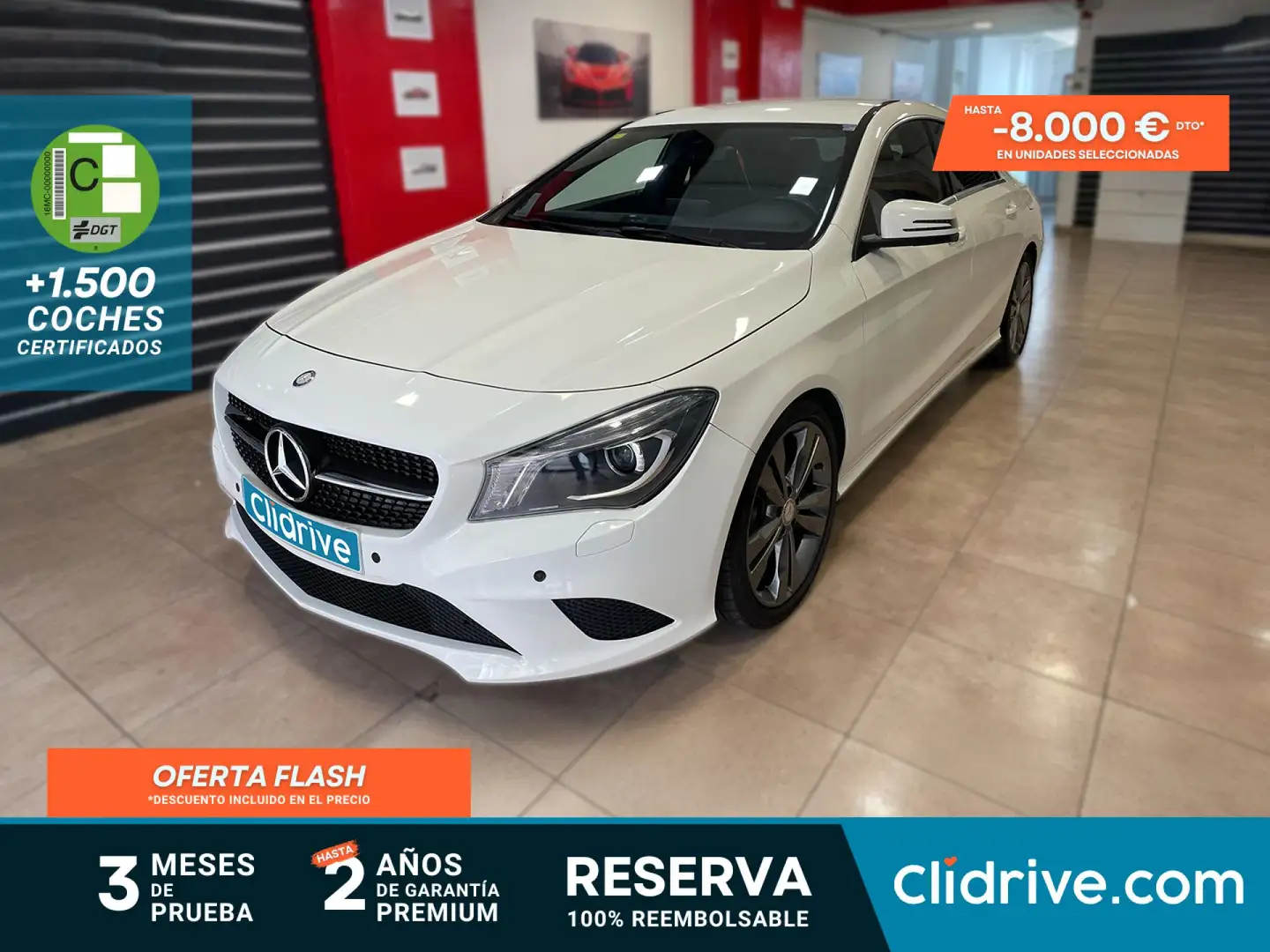 Mercedes-Benz CLA 220 220CDI 7G-DCT Blanco - 1
