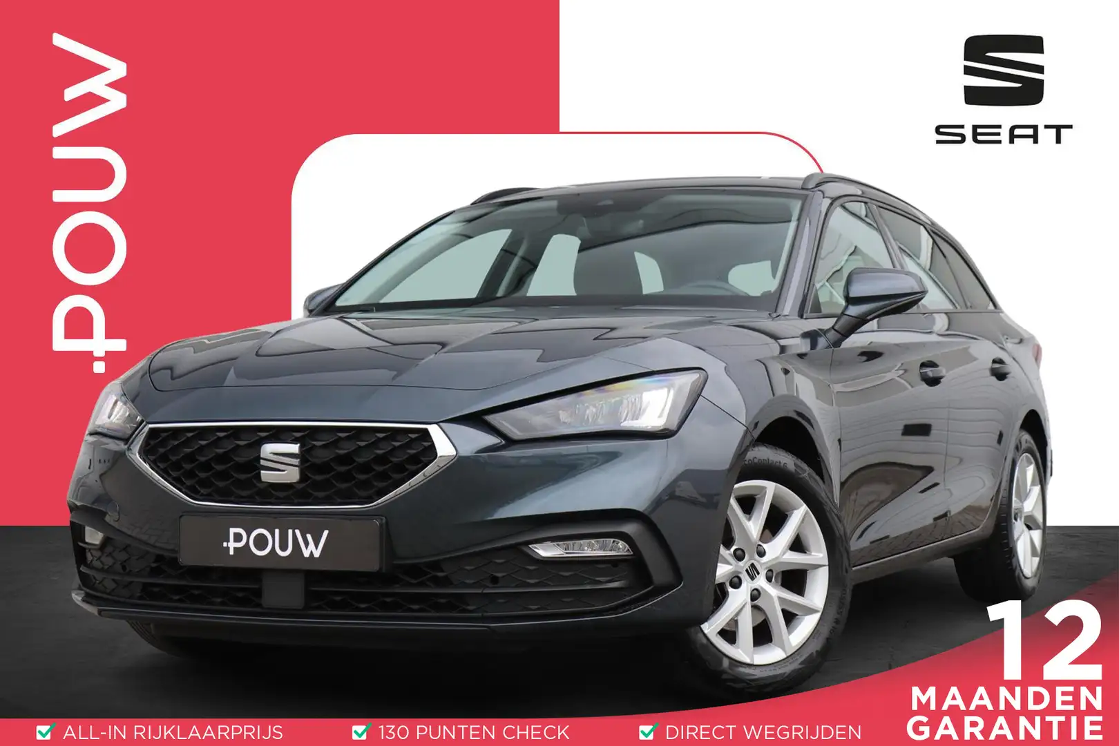 SEAT Leon Sportstourer 1.0 TSI 90pk Reference | Full Link Na Gris - 1