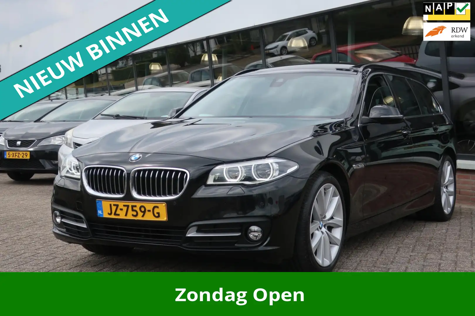 BMW 530 5-serie Touring 530xd Luxury Ed. 2e EIG_LED_PANO_K Negro - 1