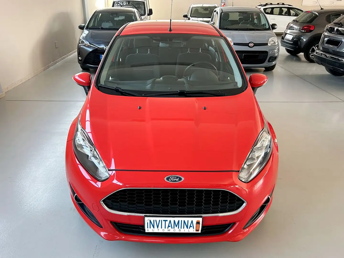 Ford Fiesta 5p 1.5 tdci 75cv Business Czerwony - 2
