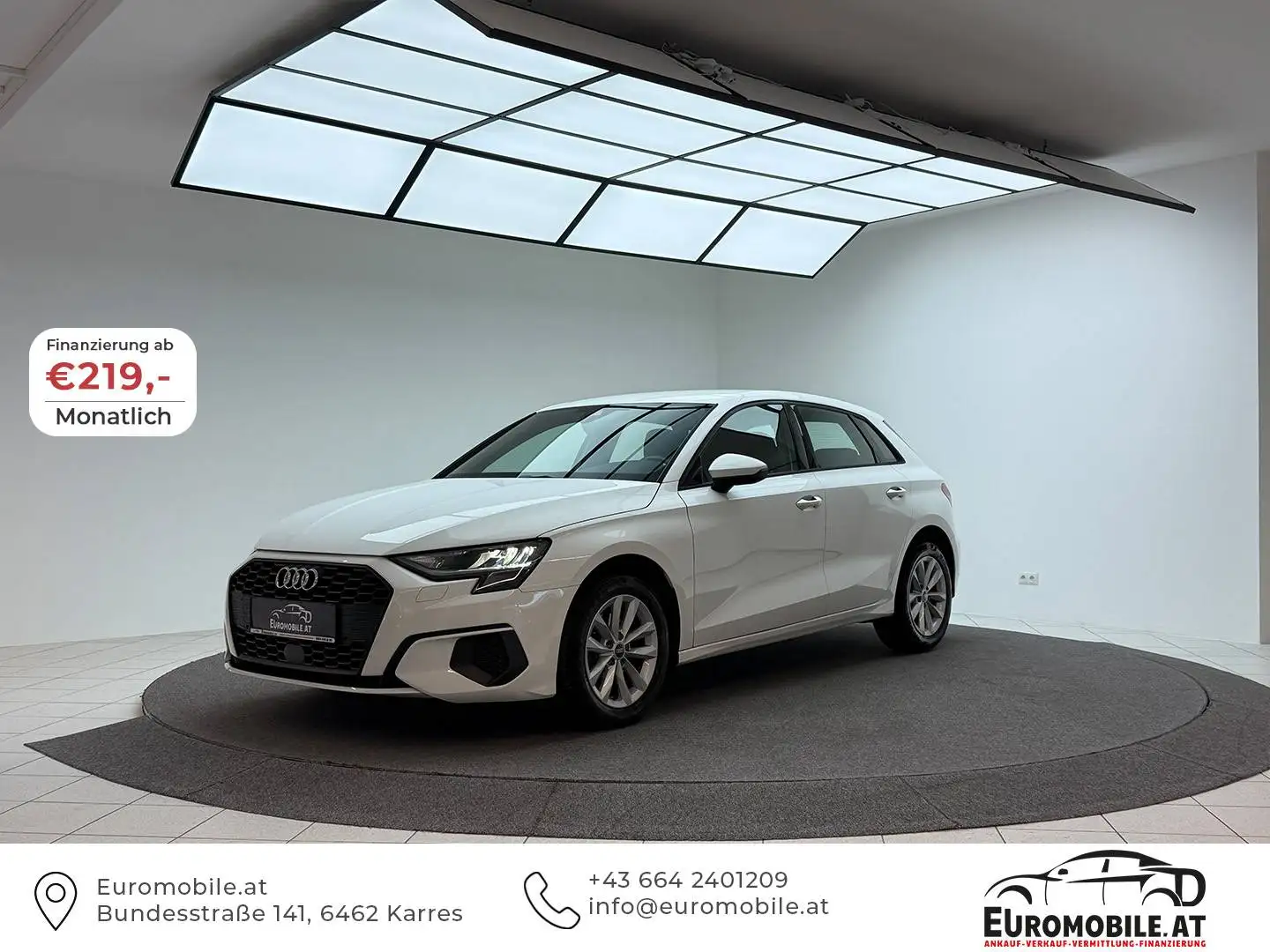 Audi A3 30 TDI Basis Sportback *LED*DIGITAL-COCKPIT*MMI*ISOFIX* Weiß - 1