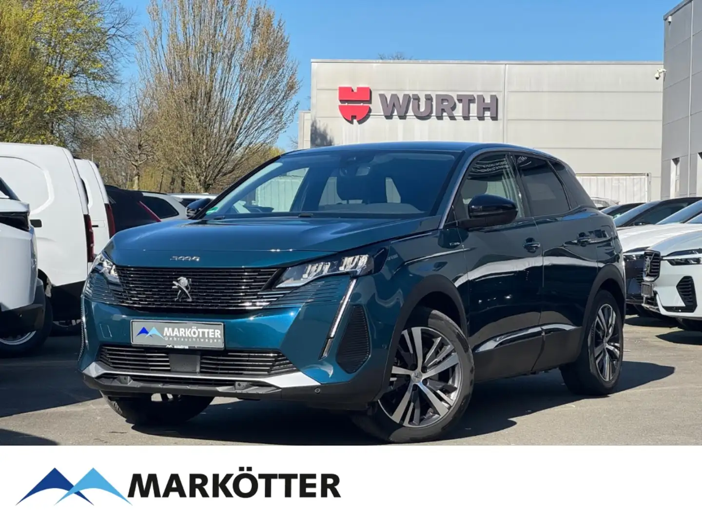 Peugeot 3008 Hybrid 225 Allure 1.6 Plug-In EU6d BLIS/CAM Blau - 1