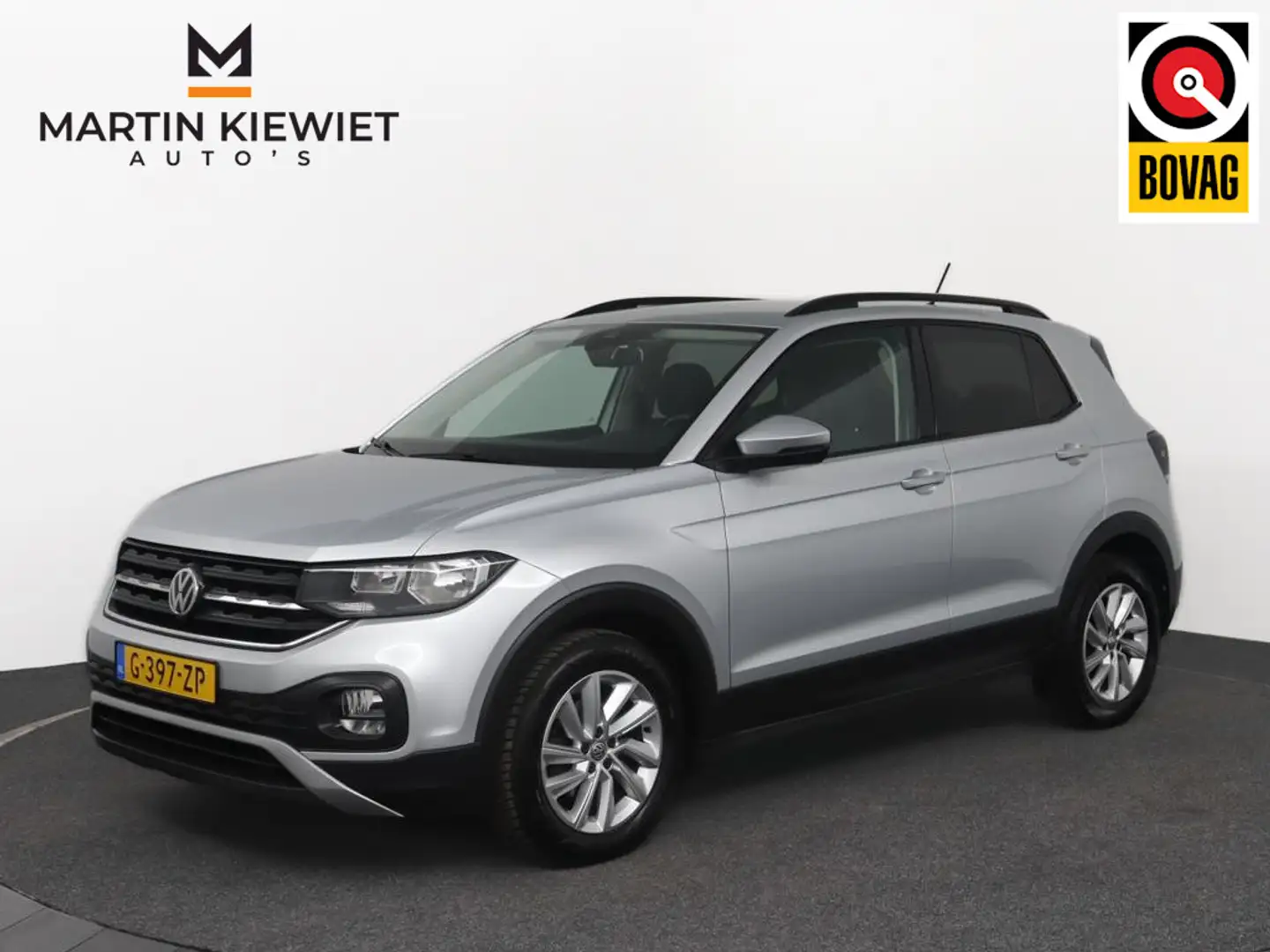 Volkswagen T-Cross 1.0 TSI Life|Adaptive Cruise|Apple Carplay|Airco Grijs - 1