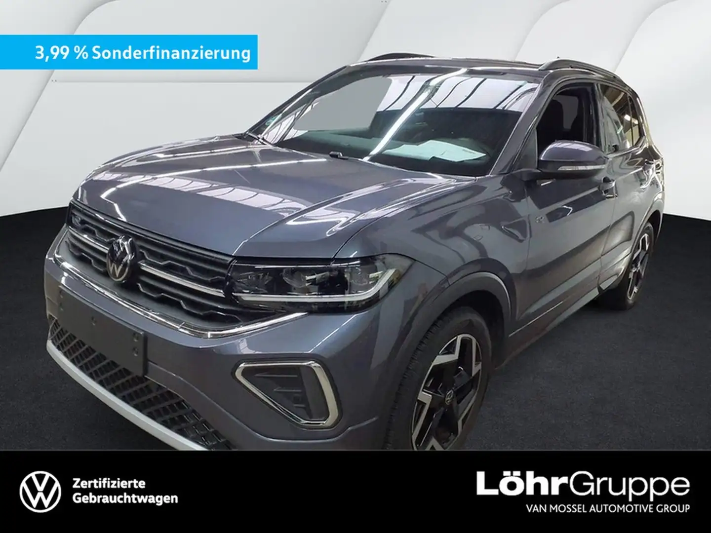 Volkswagen T-Cross 1.5 TSI DSG R-Line AHK, IQ Drive, WWV Grau - 1
