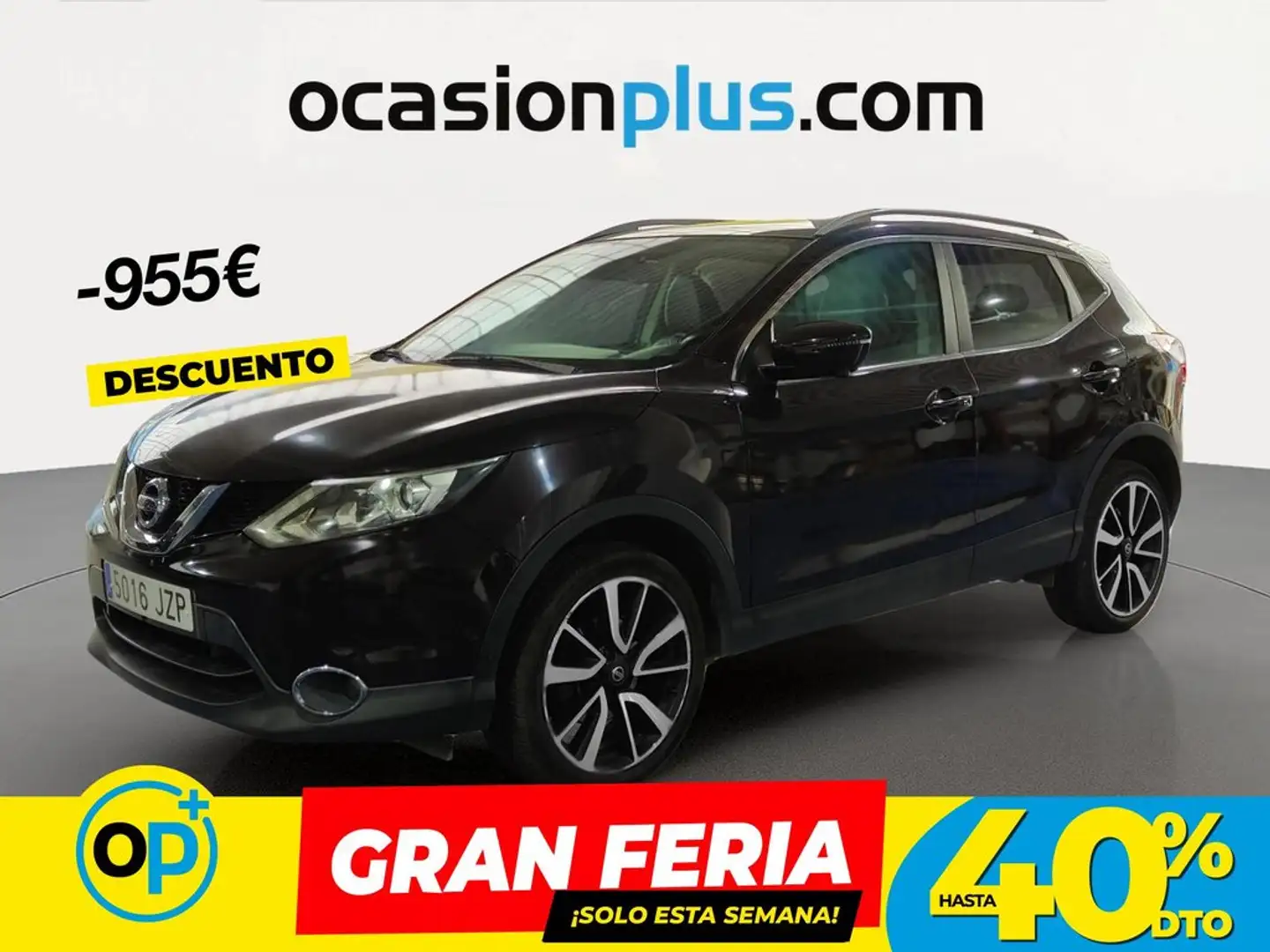 Nissan Qashqai 1.6dCi Tekna 4x4-i Negro - 1