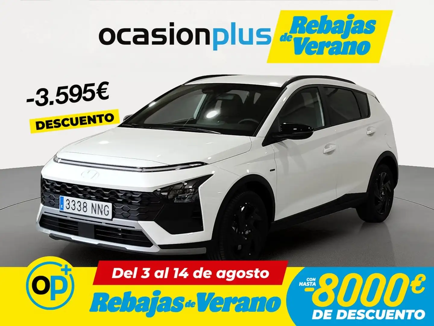 Hyundai BAYON 1.0T 90 Black Line Blanco - 1