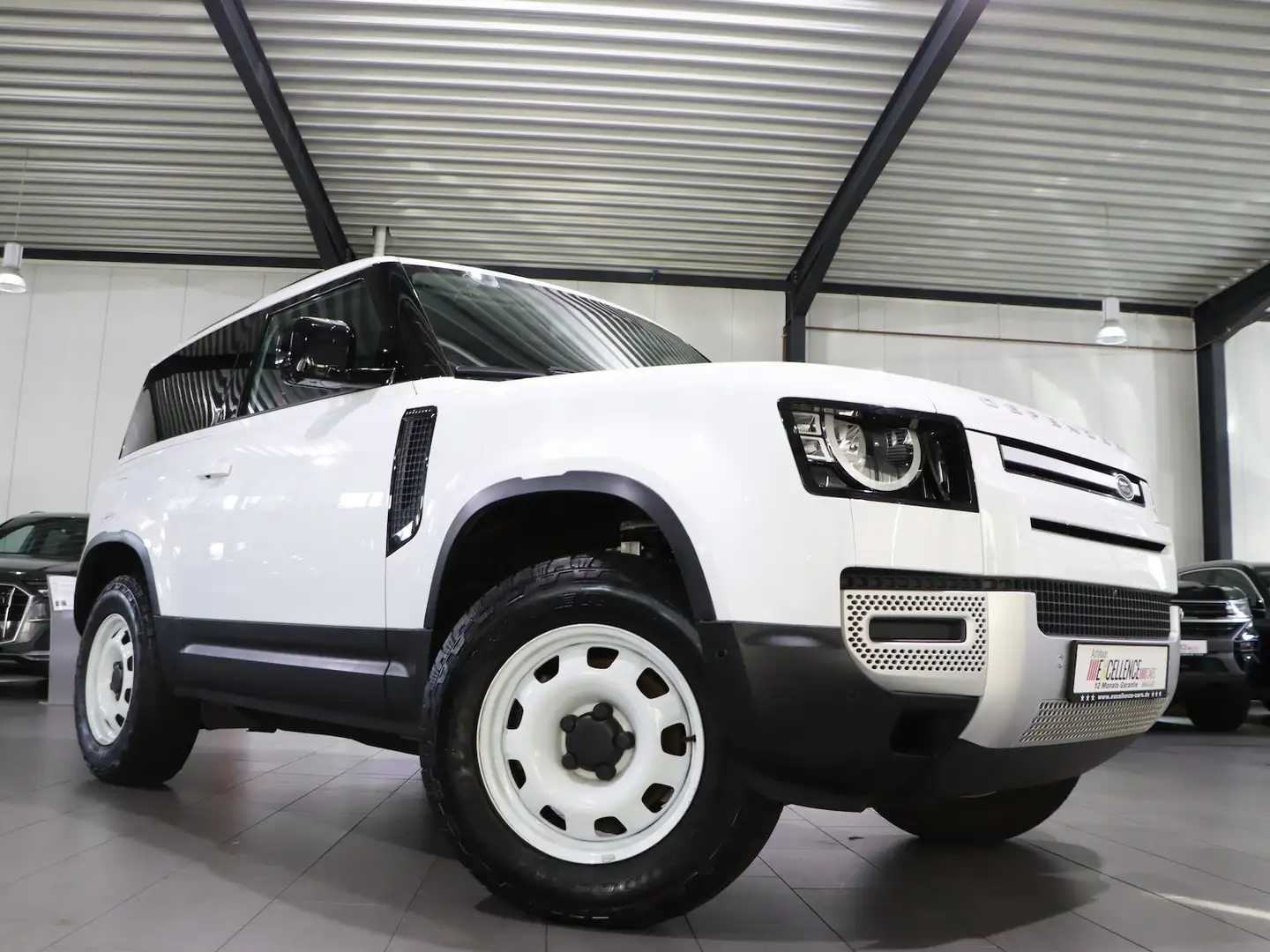 Land Rover Defender D200 90S / 6-SITZER / PANORAMA-SEITEN Weiß - 2