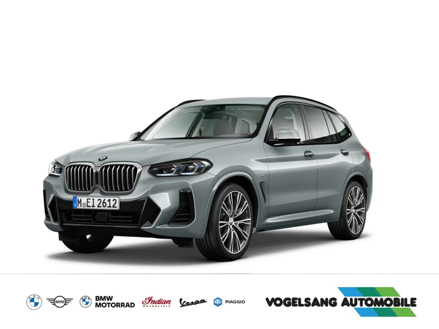 BMW X3 xDrive 20dA,M Sport,Laserlicht,HeadUp,SurroundView Grau - 1