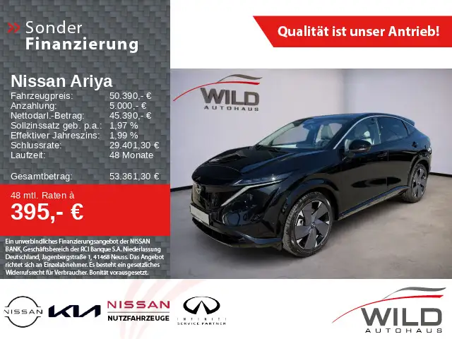 Nissan Ariya ARIYA 87 kWh Evolve Pack Pano LED 360° BOSE 20"
