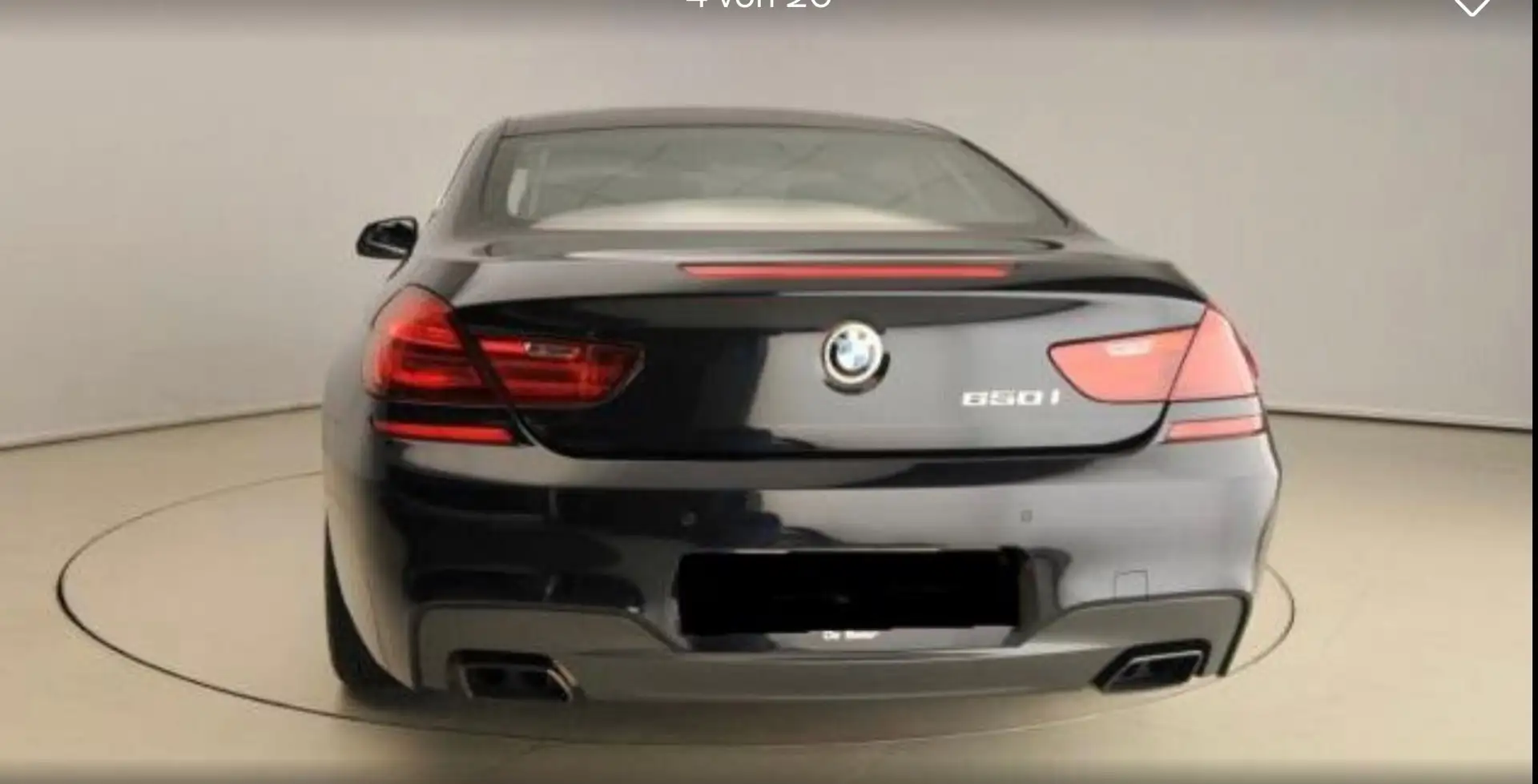 BMW 650 650i Coupe Fekete - 2