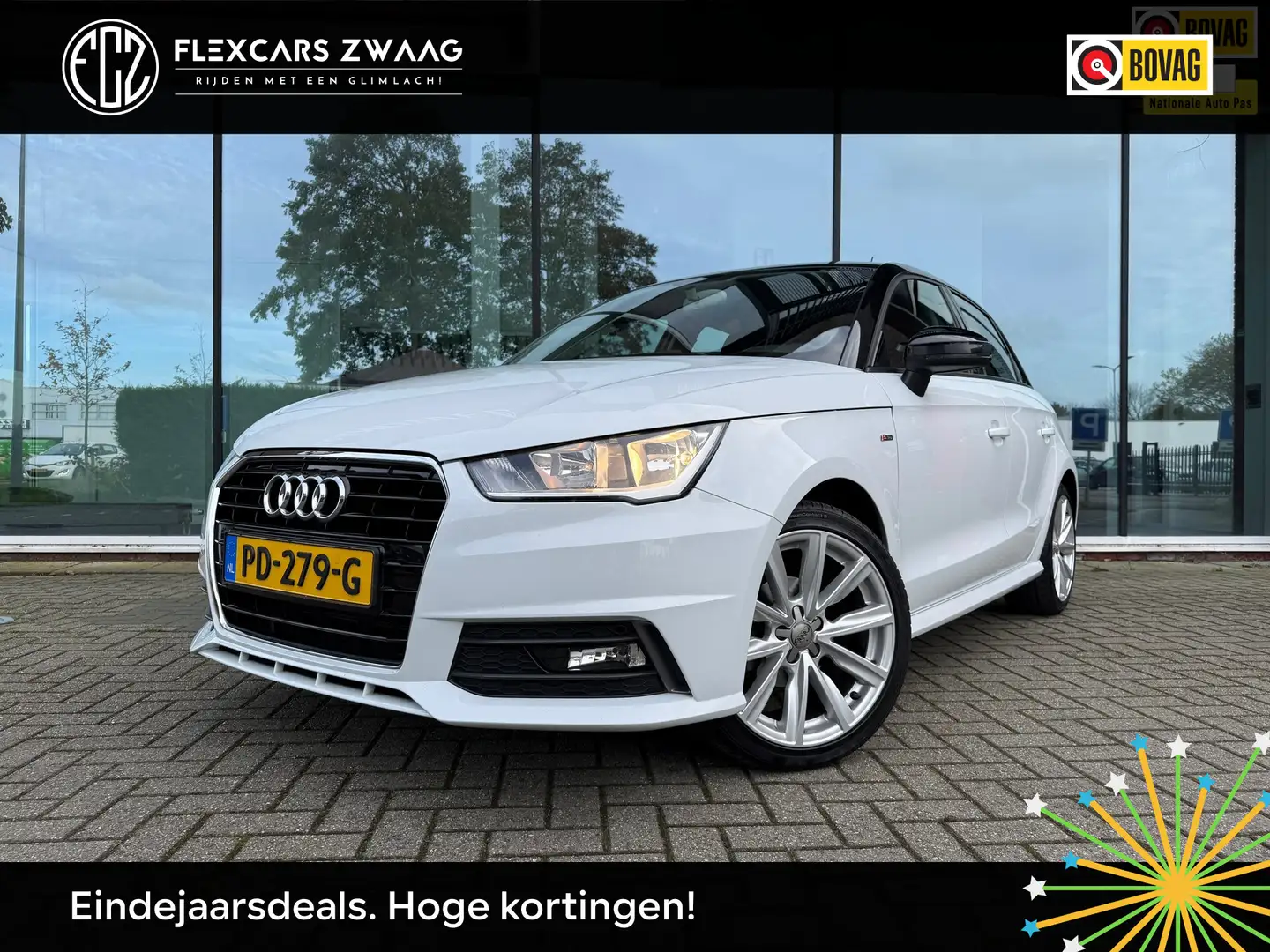 Audi A1 Sportback 1.0 TFSI Adrenalin S Line - Navi - Parke Wit - 1